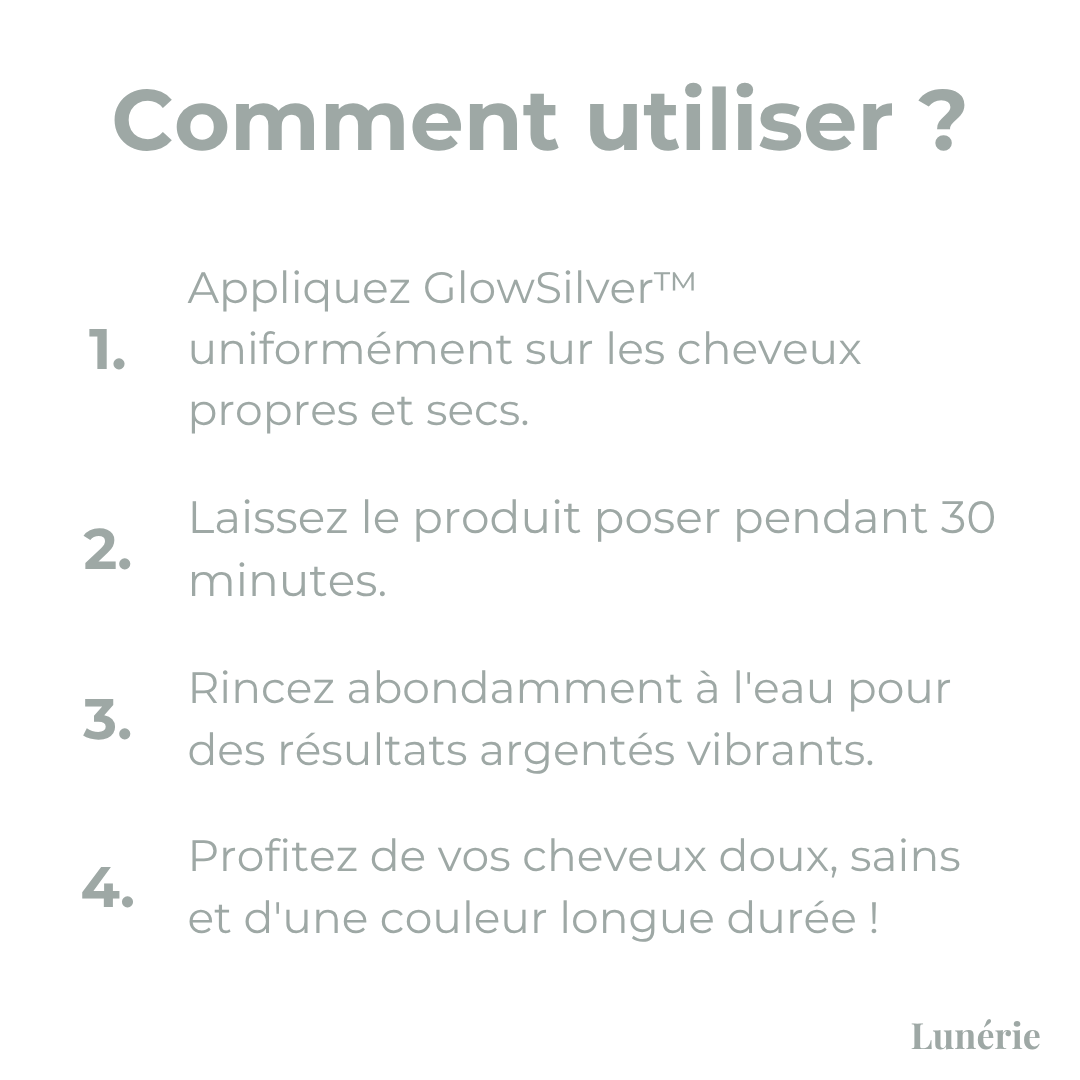 1 ACHETÉ = 1 OFFERT | GlowSilver™ Teinture Capillaire Naturelle 2-en-1