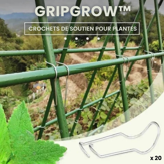 Dernier Jour -50% | GripGrow™ Crochets de soutien pour plantes (x 20)
